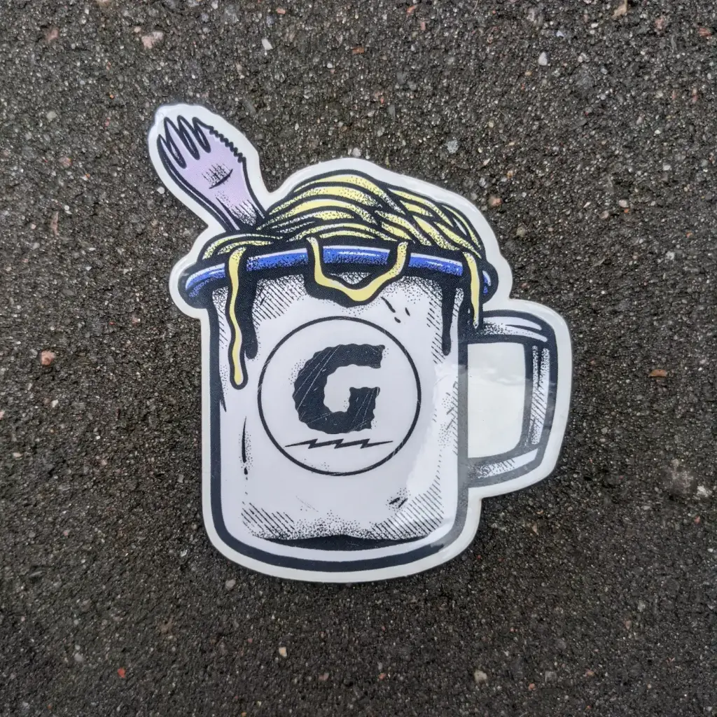 Campfire Mug Sticker