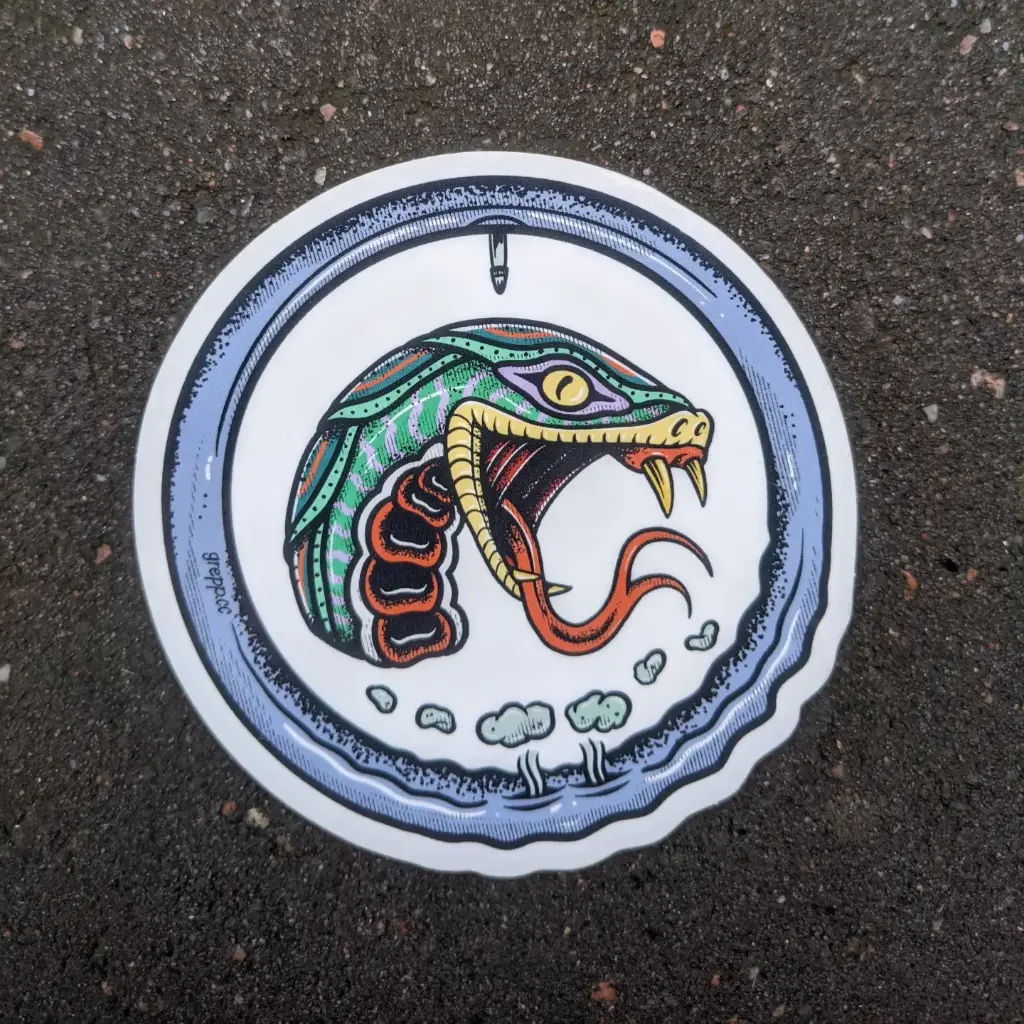 Snakebite Sticker