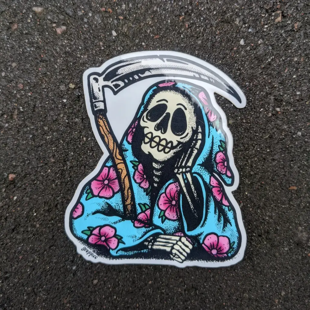Holiday Reaper Sticker