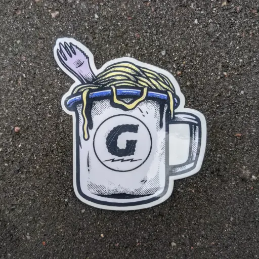 [J0021] Campfire Mug Sticker