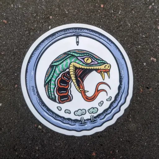 [J0025] Snakebite Sticker